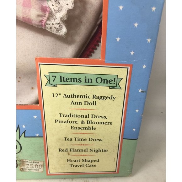 Vintage Applause Special Edition Raggedy Ann Fashion Gift Set - Picture 5 of 10